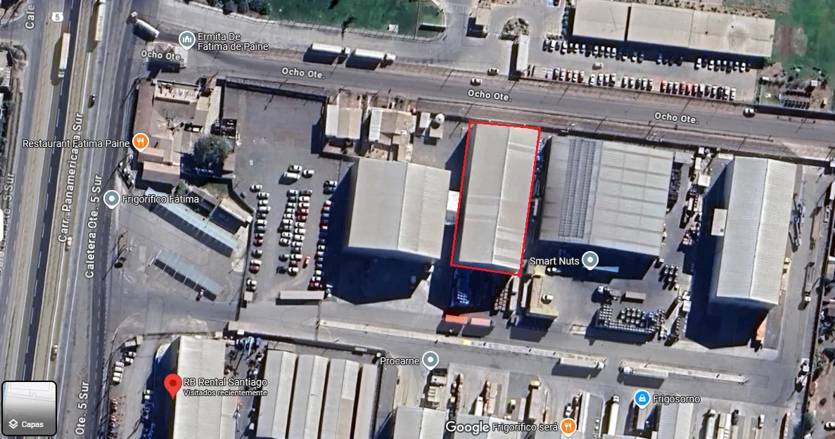 Gran Bodega Industrial en Paine